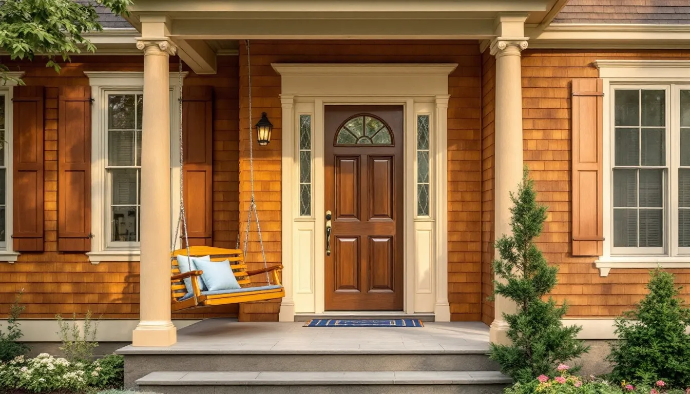 Cedar impressions for a classic look in home exteriors.