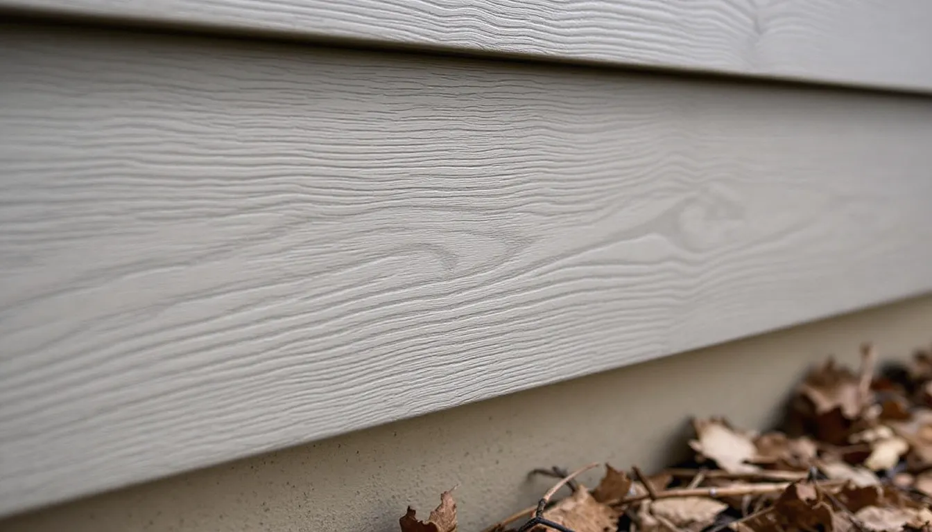 The image features James Hardie siding, showcasing its durability and aesthetic appeal as a siding material ideal for homeowners in extreme weather conditions. This fiber cement siding is designed to seamlessly protect the home's exterior while offering low maintenance and energy efficiency benefits.