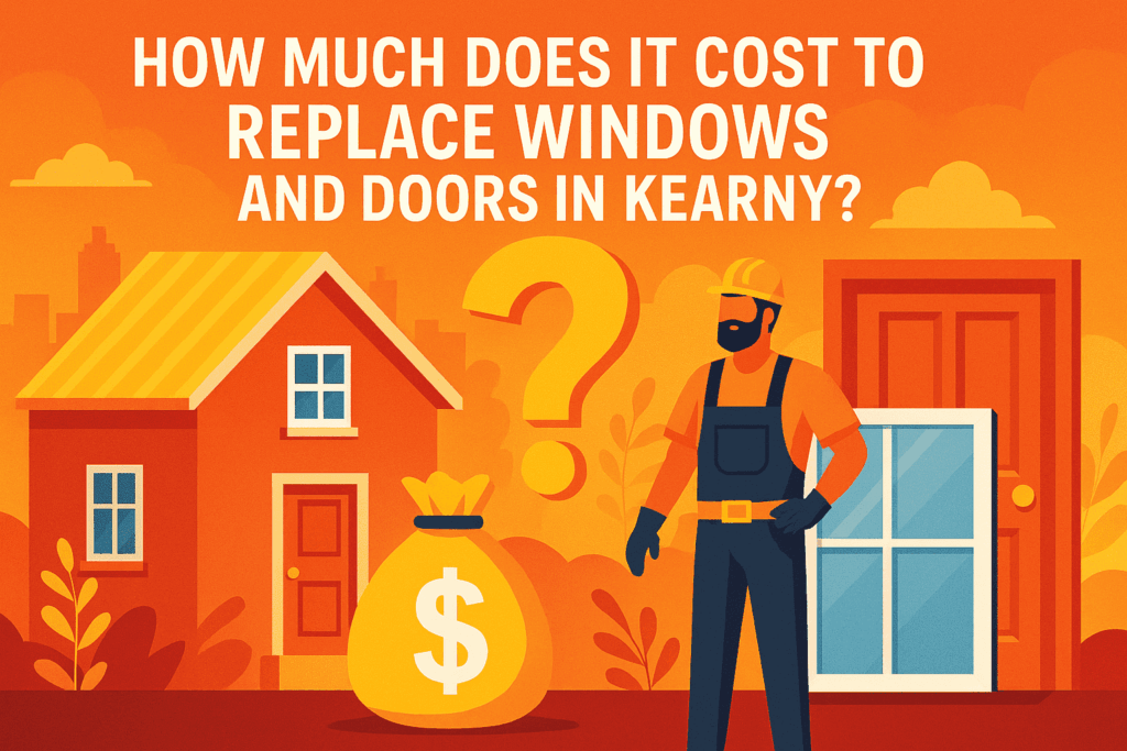 How Much Does It Cost to Replace a window and door installation in Kearny