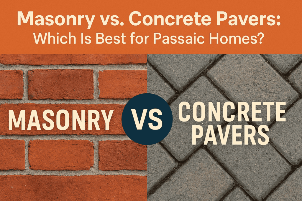 masonry vs pavers